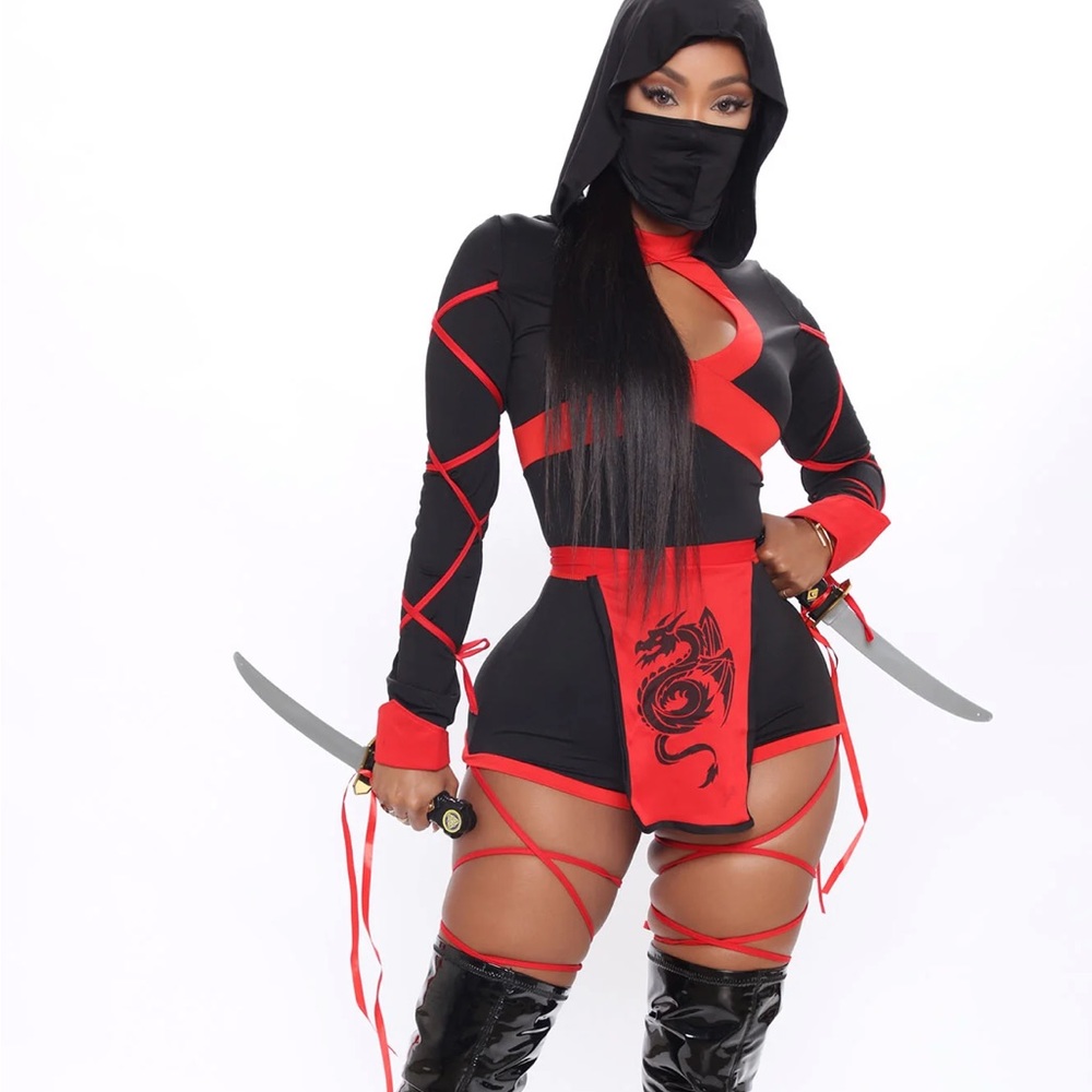 Fashion Nova Brand New Women’s Halloween Ninja